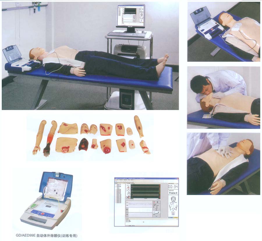 高级心肺复苏、AED除颤及创伤模拟人