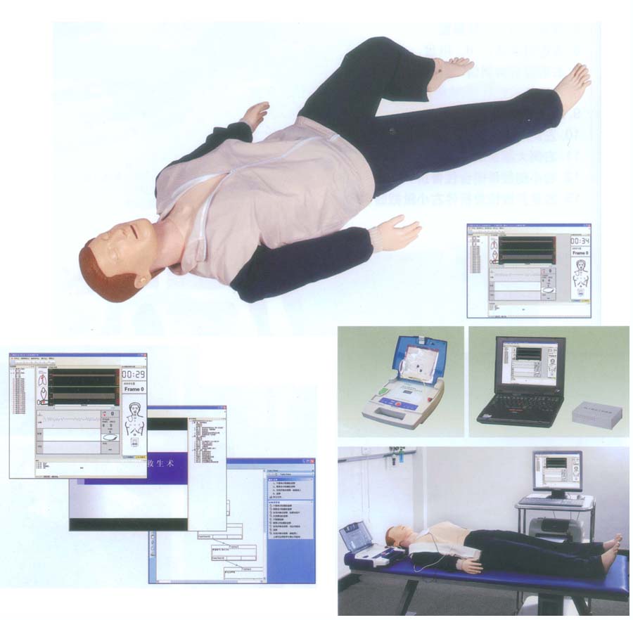 高级心肺复苏、AED除颤模拟人