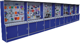 智能型语音解说声动同步电脑控制《机械原理》陈列柜