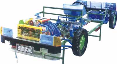 桑塔纳2000型透明教学模型