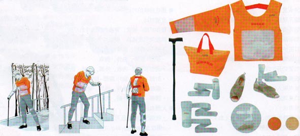 高级着装式老年偏瘫护理模拟服