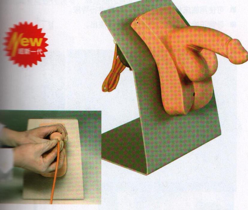 高级着装式男性导尿模型