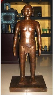 针灸铜人|仿古针灸铜人|铜人针灸模型(真铜全铜 180CM 成人型)