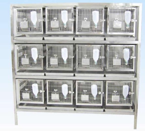 全不锈钢二级兔笼架