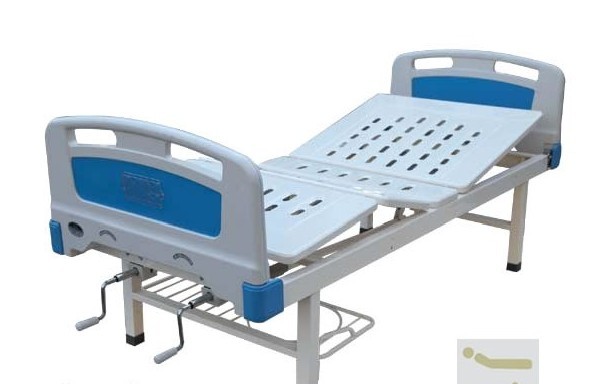 ABS床头手动双摇护理床