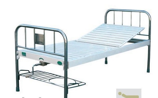 不锈钢床头钢板条面单摇床