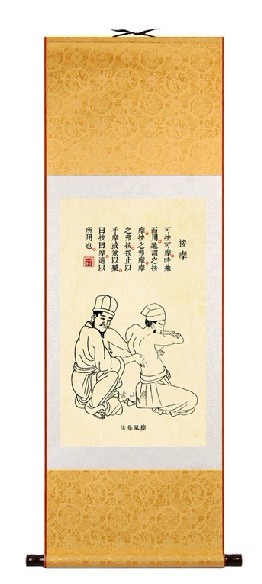 古代推拿正骨图