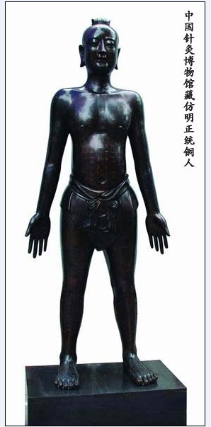 仿明正统针灸铜人