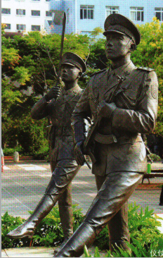 仪仗 铜雕
